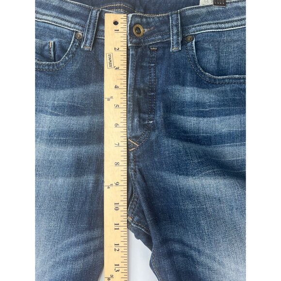 Diesel Mens Buster Regular Slim Tapered Stretch Jeans W28 L32 Blue Distressed - Picture 16 of 16